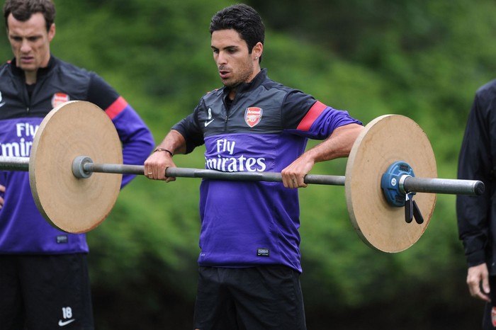 Các cầu thủ Arsenal trở lại tập luyện sau hơn 1 tháng nghỉ hè
